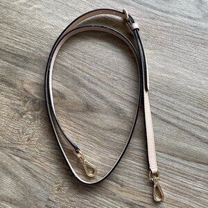 Michael Kors Light Tan Leather Adjustable Bag/Wristlet 1/2" Strap  $14 EUC